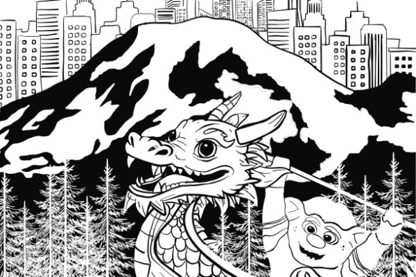 kraken coloring sheet